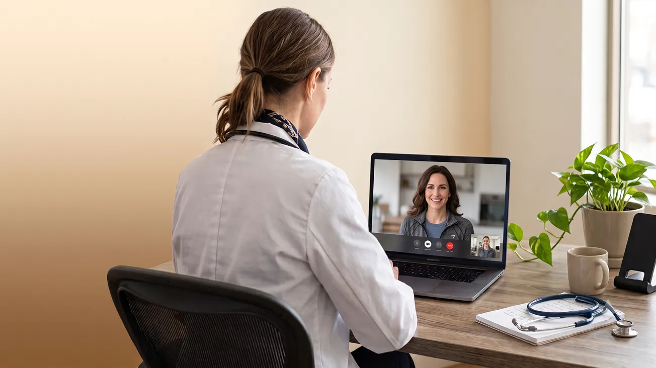 Healthcare professional consulting with patient - personalized care